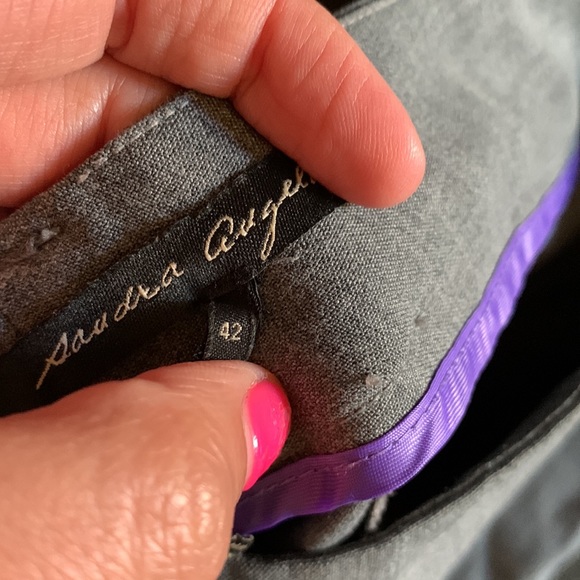 Grey suit, capri pants with jacket. - Picture 4 of 4